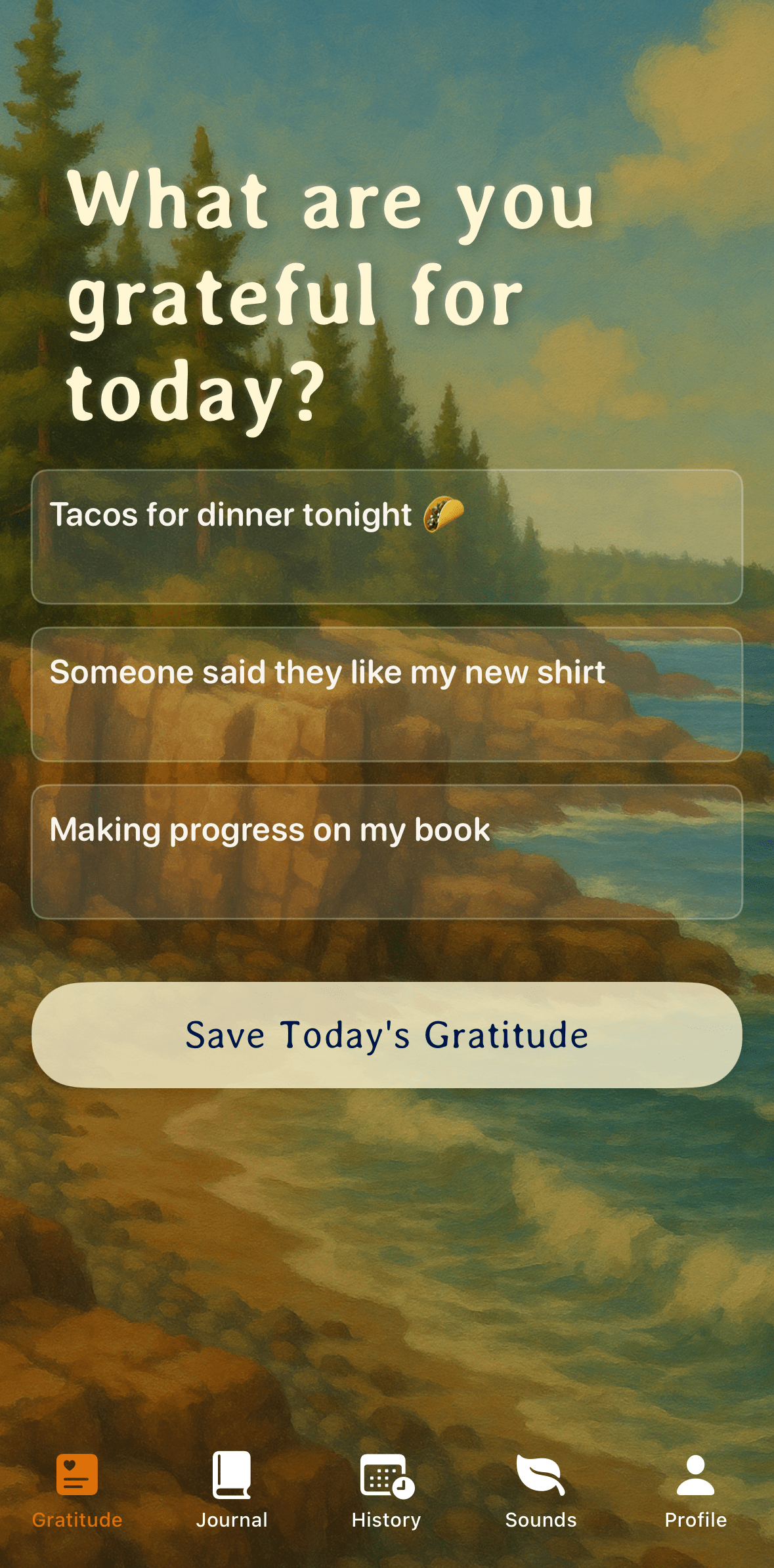 Little Things App Screenshot
